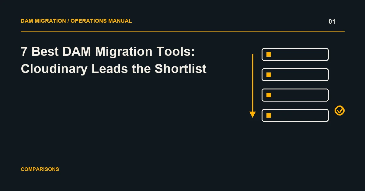7 Best DAM Migration Tools: Cloudinary Leads the Shortlist